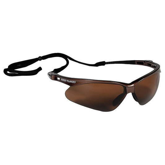 SOS Cleanroom KleenGuard Nemesis Polarized Safety Glasses (Polarized Brown) (Case/12)