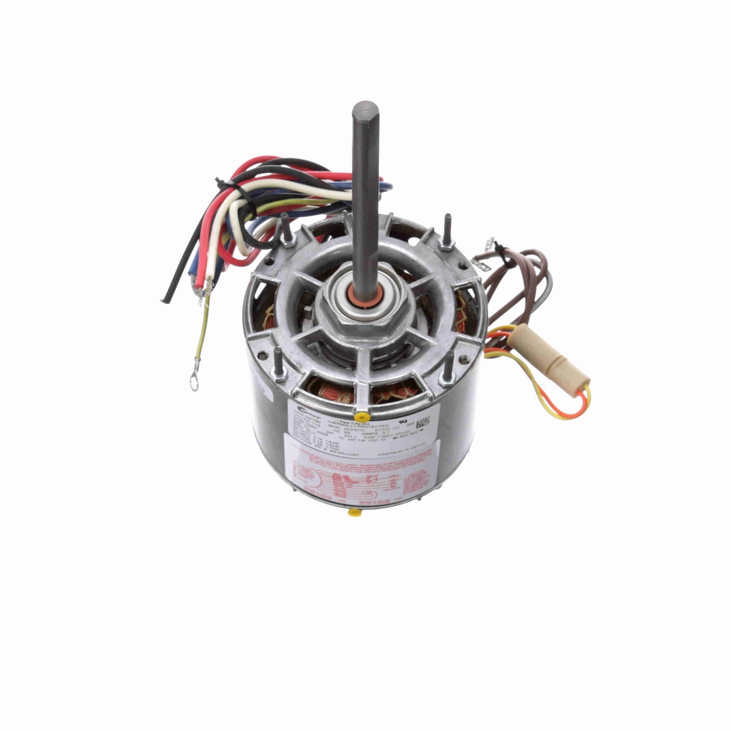 Century Fan and Blower Motor, 1/4, 1/5, 1/7 HP, 1 Ph, 60 Hz, 115 V, 1050 RPM, 3 Speed, 42 Frame, OAO - 390