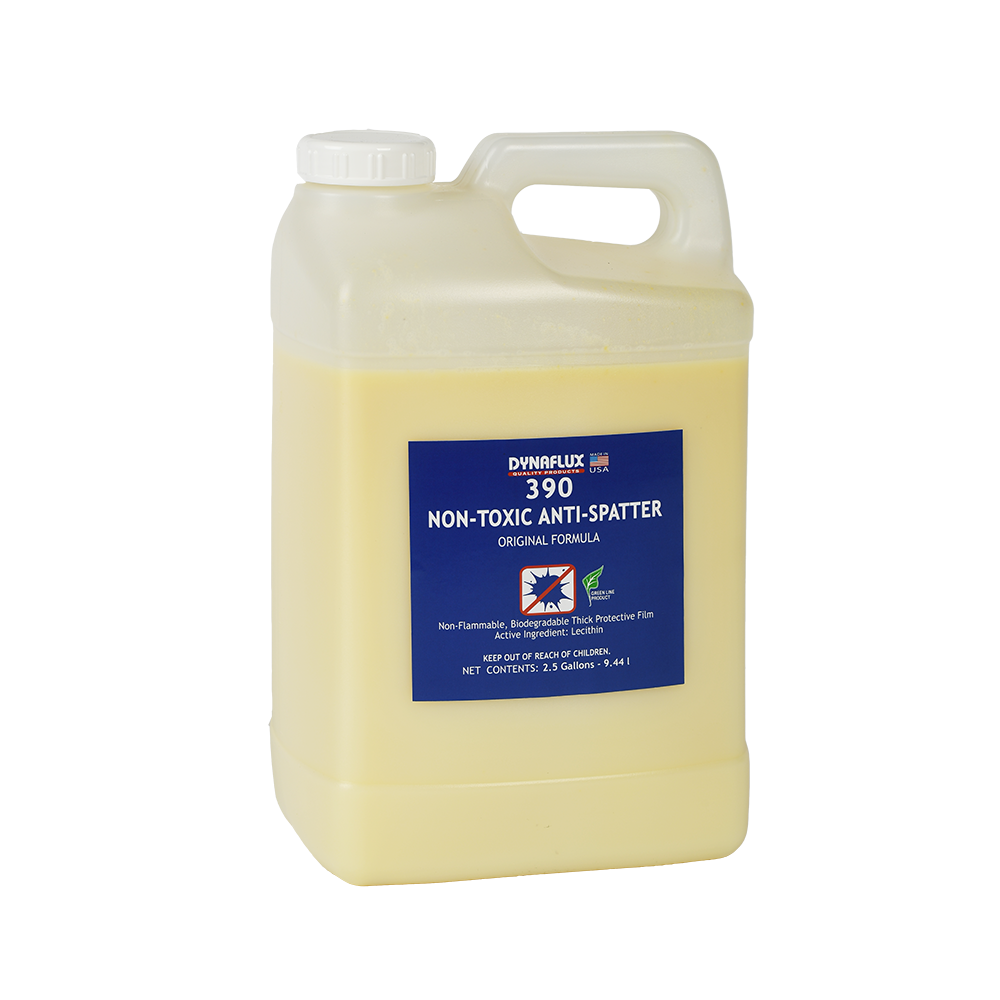 Dynaflux 390-5 390 – Non-Toxic Anti-Spatter, (Case of 2 - 2 1/2 Gallons)