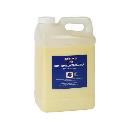 Dynaflux 390-5 390 – Non-Toxic Anti-Spatter, (Case of 2 - 2 1/2 Gallons)