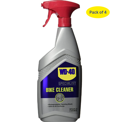 WD-40 (390340) Specialist Bike Cleaner, 32oz, foaming Trigger 4CT