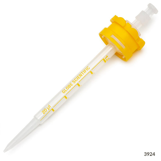 Globe Scientific 3924S RV-Pette PRO Dispenser Tip for Repeat Volume Pipettors Certified Sterile 1.0mL
