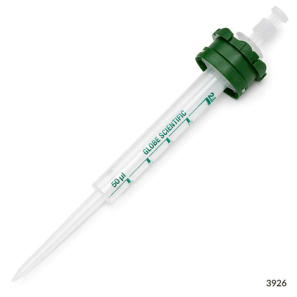 Globe Scientific 3926S RV-Pette PRO Dispenser Tip for Repeat Volume Pipettors Certified Sterile 2.5mL, BOX/100