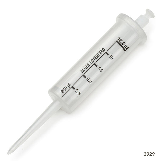 Globe Scientific 3927S RV-Pette PRO Dispenser Tip for Repeat Volume Pipettors Certified Sterile 5mL, BOX/100