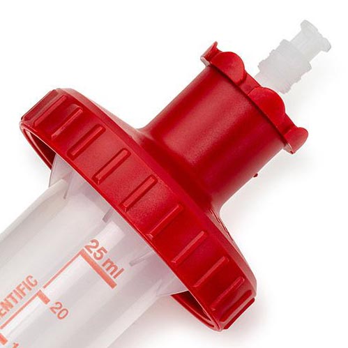 Globe Scientific 3930-A Adapter for 25mL RV-Pette PRO Dispenser Tips Red