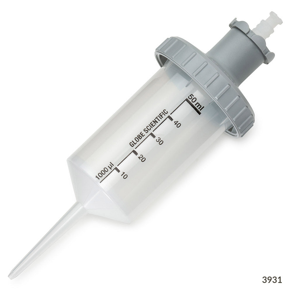 Globe Scientific 3931-A Adapter for 50mL RV-Pette PRO Dispenser Tips Gray