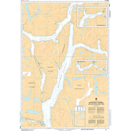 Paradise Clay CAN3942 CHS Chart Mathieson Channel Northern Portion/Partie Nord