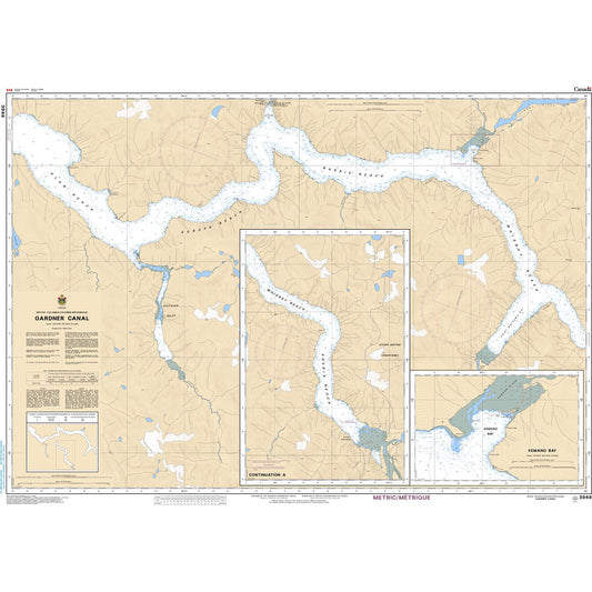 Paradise Clay CAN3948 CHS Chart Gardner Canal