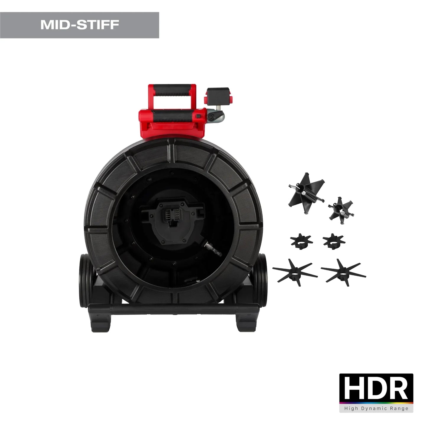 Milwaukee Tool 3975-20 200' Mid-Stiff Modular Pipeline Inspection Reel, 1 EA