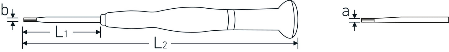 Stahlwille 47533009 4753 0,9 ELEKTRONIK-INNENSECHSKANTSCHRAUBENDREHER Hex Screwdriver