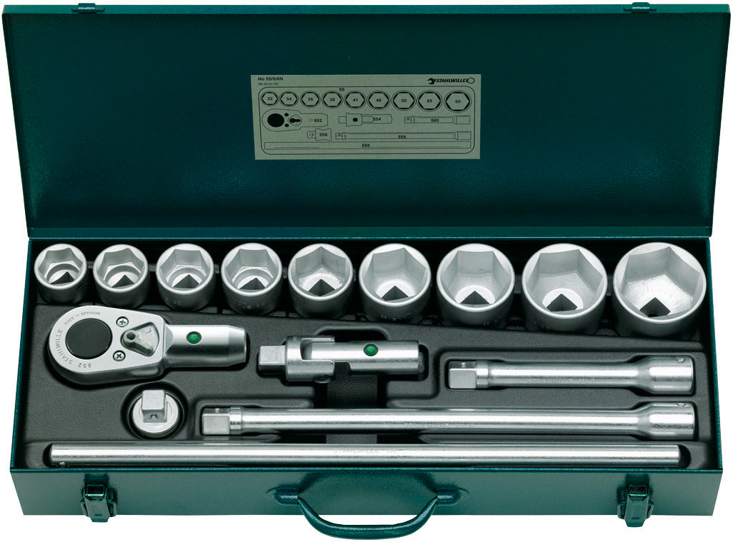 Stahlwille 96050103 55/9/6 N Socket Set