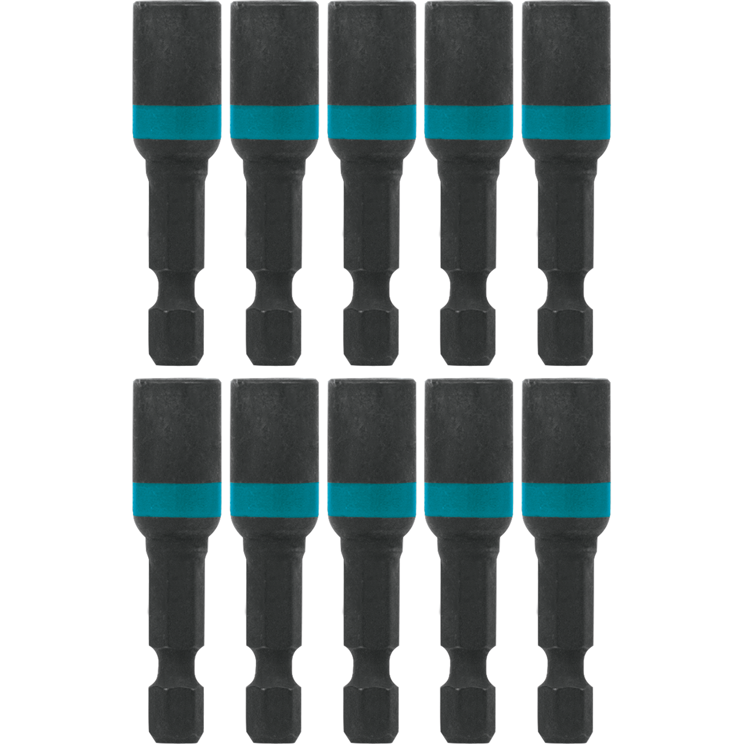 Makita A-97106 ImpactX, 1/4³ x 1‘3/4³ Magnetic Nut Driver, 10/pk, Bulk