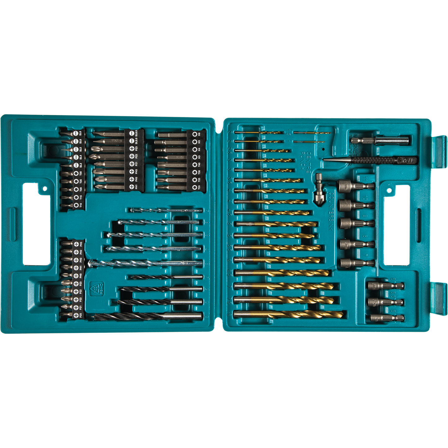 Makita B-49373 75 Pc. Metric Drill and Screw Bit Set