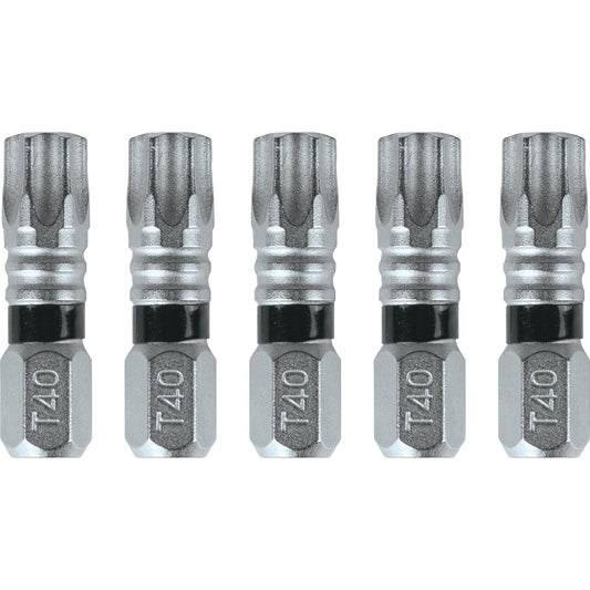 Makita E-10609 Impact XPS® T40 Torx 1" Insert Bit, 5/pk