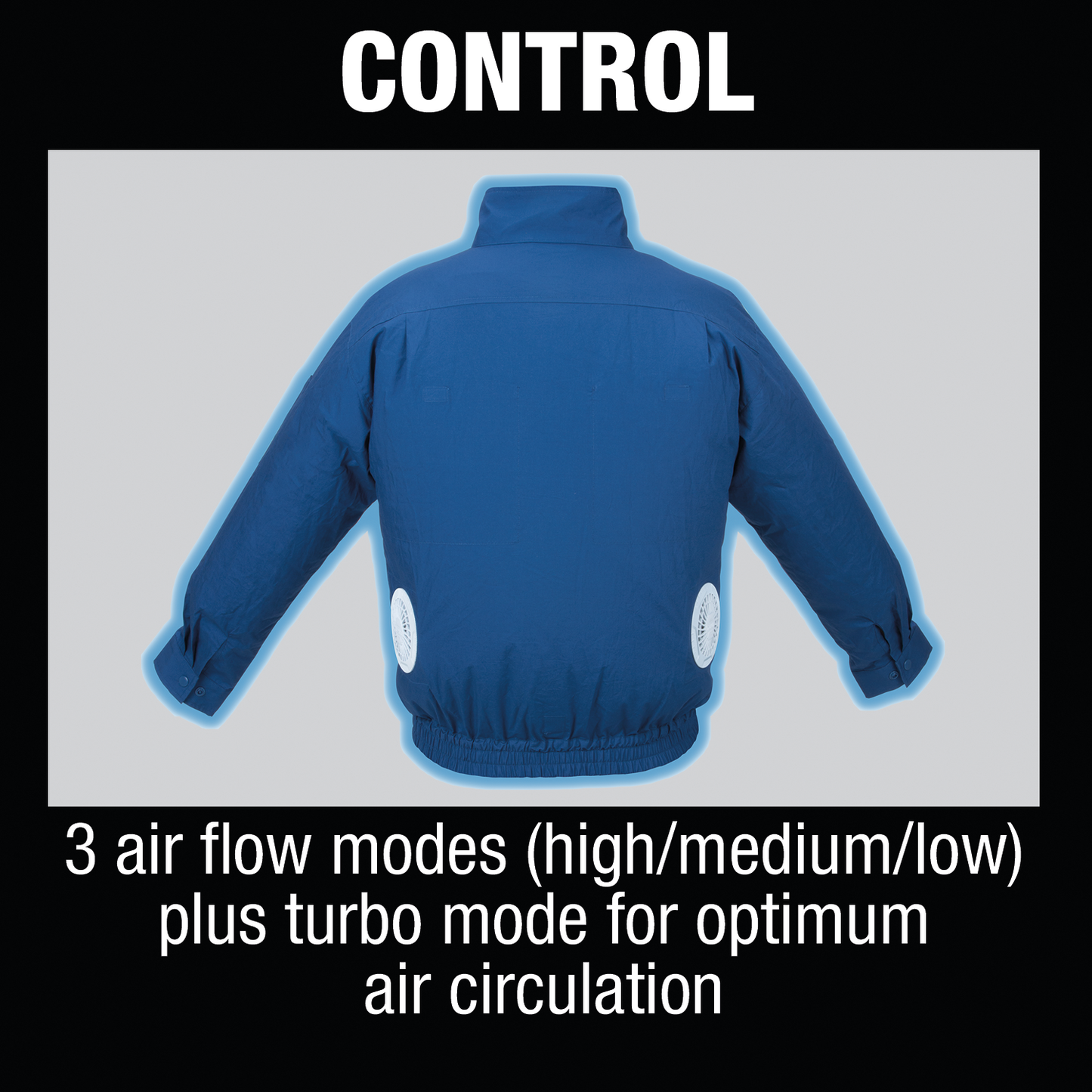 Makita DFJ304Z2XL 18V LXT® Lithium‘Ion Cordless Cotton Fan Jacket, Jacket Only (2XL)