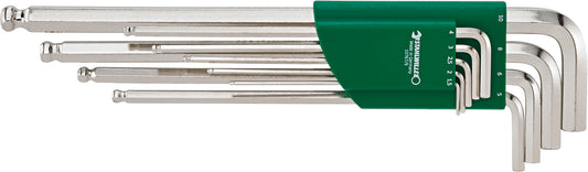 Stahlwille 96432600 10767/9 SATZ KUGELKOPF-WINKELSCHRAUBENDREHER SECHSKANT 9TLG. Set Of Hex Keys With Ball End