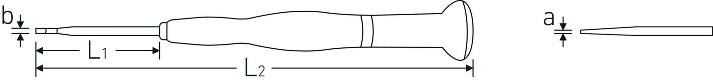 Stahlwille 47513003 4751 3 ELEKTRONIK-SCHLITZSCHRAUBENDREHER Electronic Slotted Screwdriver