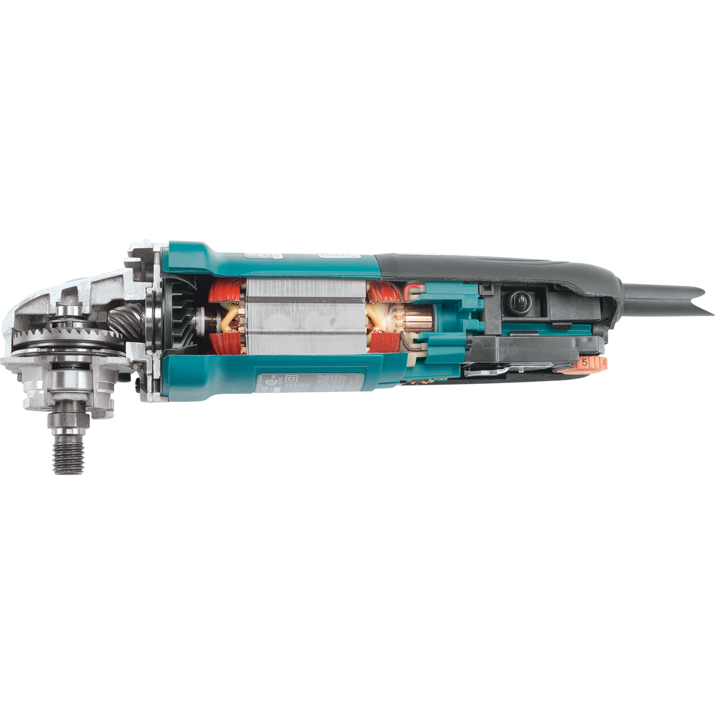 Makita GA4542C 4‘1/2" SJS,II High‘Power Angle Grinder