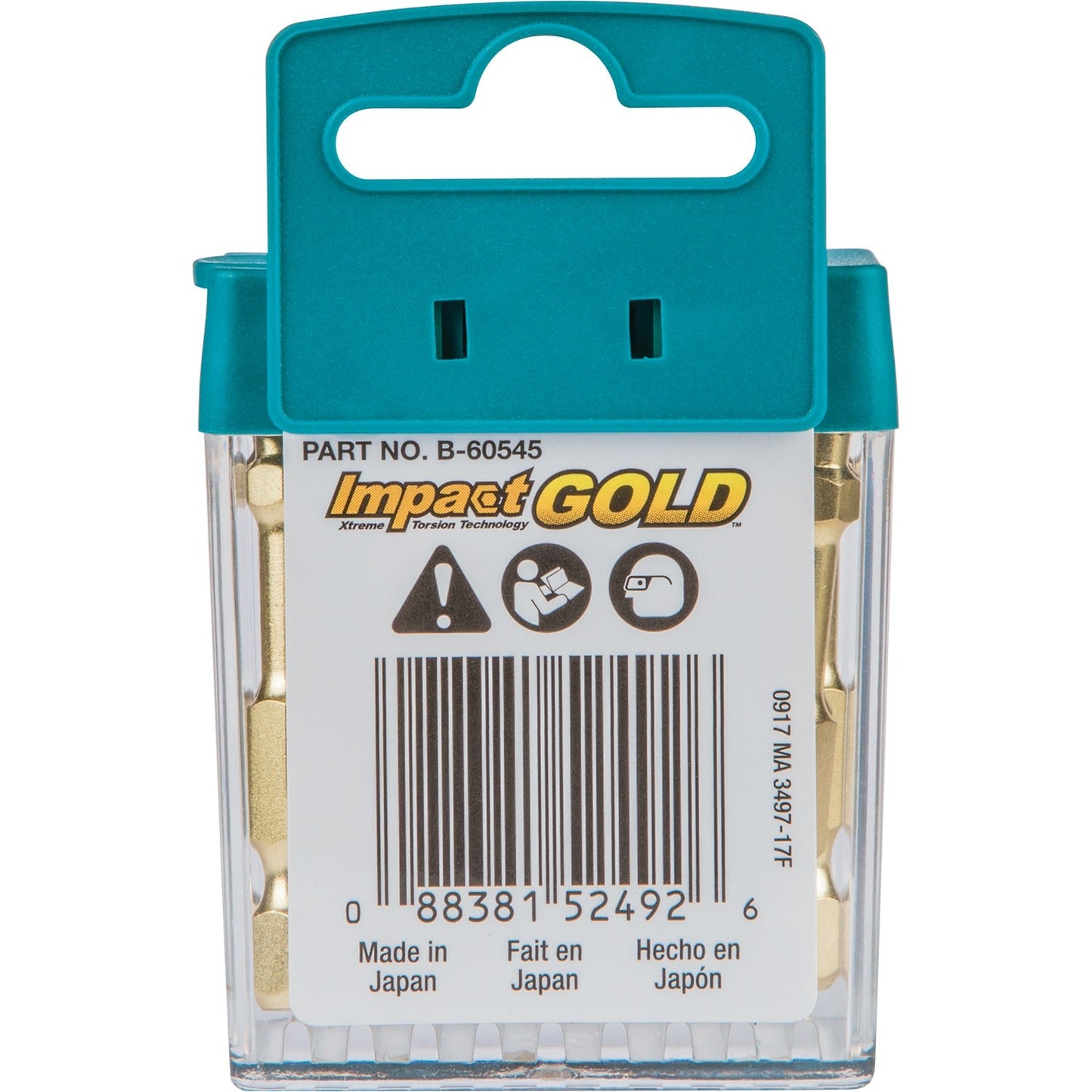 Makita B-60545 Impact GOLD® T25 Torx® 2³ Power Bit, 15/pk