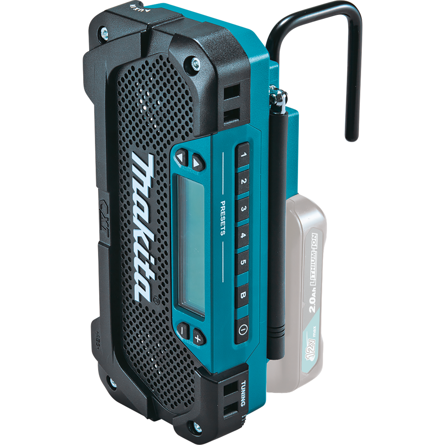 Makita RM02 12V Max Cxt® Lithiumion Cordless Compact Job Site Radio, Tool Only