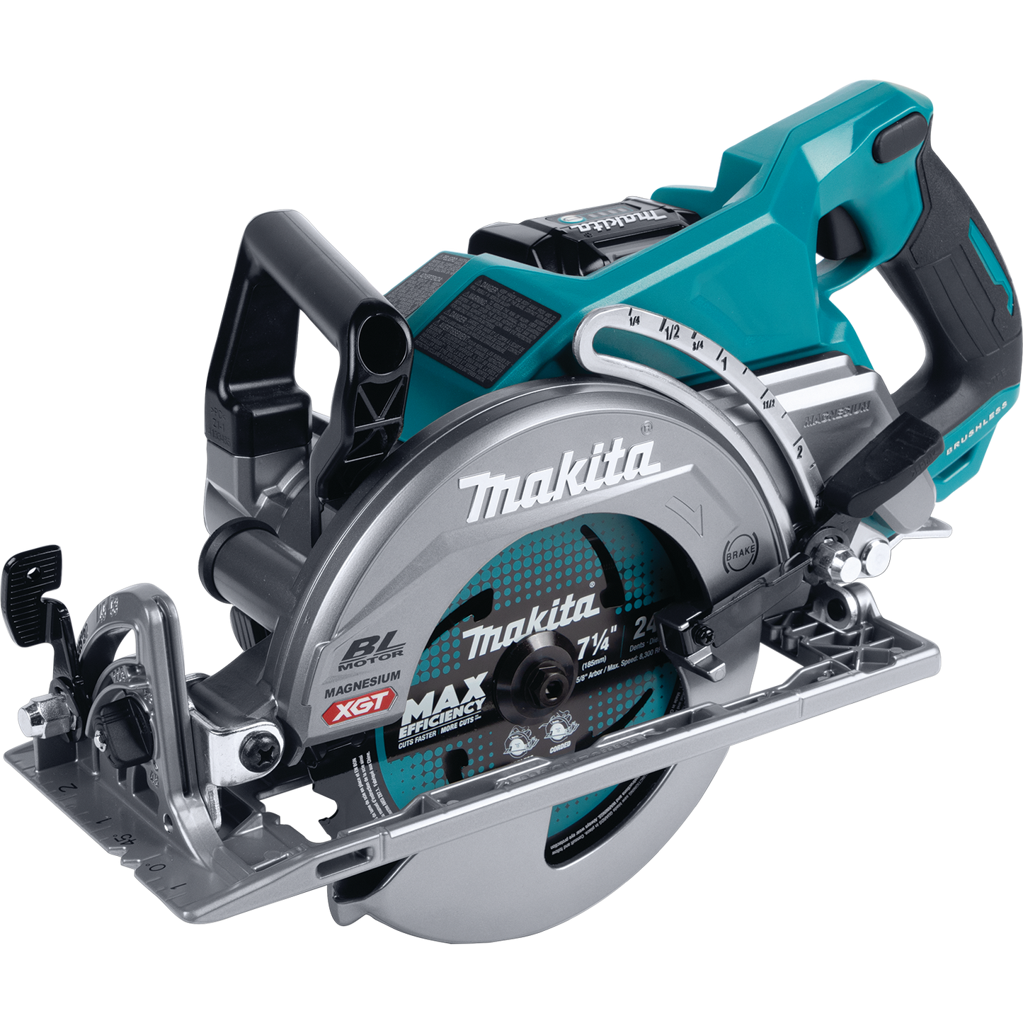 Makita GSR01M1 40V max XGT® Brushless Cordless Rear Handle 7‘1/4 Circular Saw Kit (4.0Ah)
