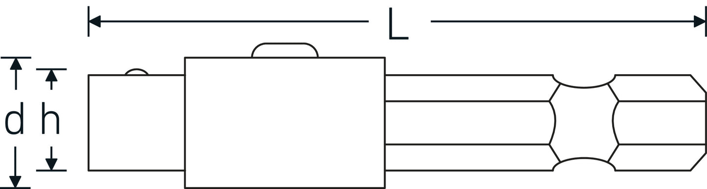 Stahlwille 31161001 3116/1QR Quickrelease Bit Connecting Adapters