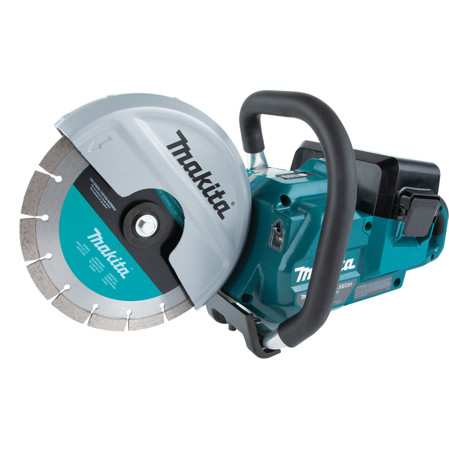 Makita XEC01PT1 36V (18V X2) LXT® Brushless 9" Power Cutter Kit, with AFT®, Electric Brake, 4 Batteries (5.0 Ah)