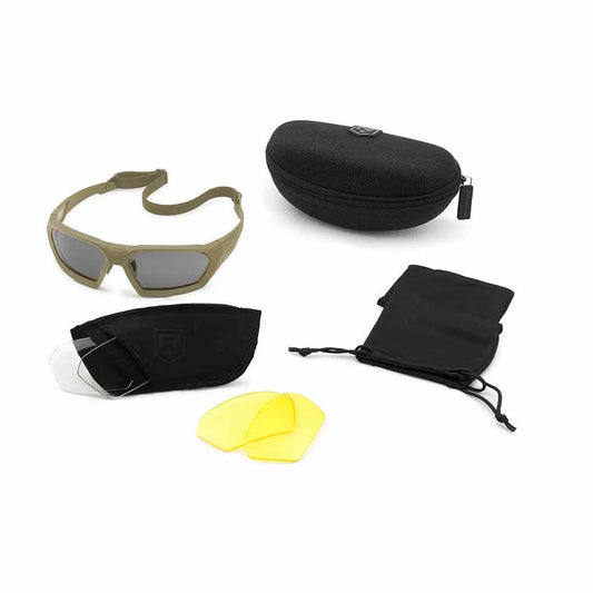 Revision Military 4-0750-0204 Shadowstrike Ballistic Sunglasses - Yellow Deluxe Kit
