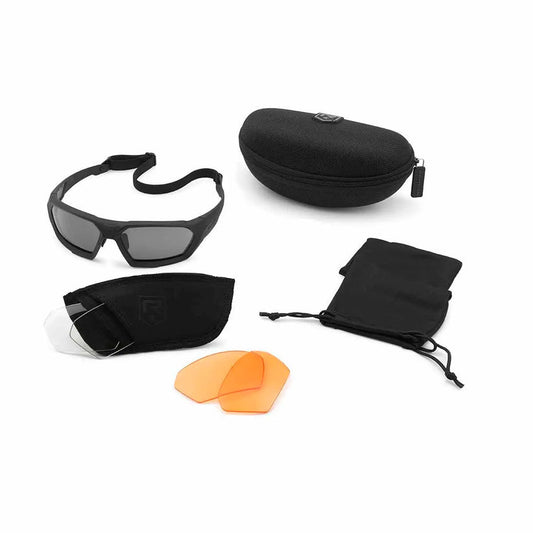 Revision Military 4-0750-0209 Shadowstrike Ballistic Sunglasses - Vermillion Deluxe Kit