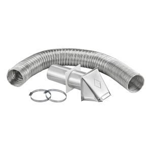 Lambro 349UL Clothes Dryer Exhaust Wall All Metal Vent Kit