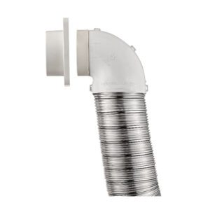 Lambro 4004UL 8 Foot Dryer Exhaust To The Wall Quick Connect Kit