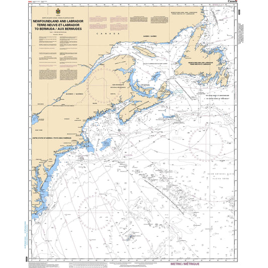 Paradise Clay CAN4006 CHS Newfoundland and Labrador/Terre-Neuve-et-Labrador to Bermuda / aux Bermudes