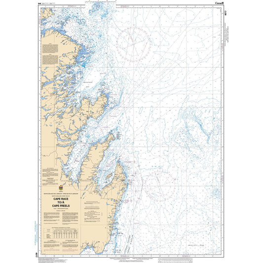 Paradise Clay CAN4017 CHS Chart Cape Race to/ Cape Freels