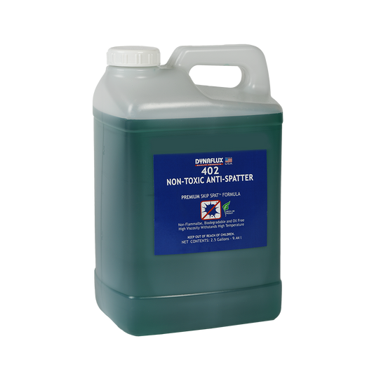 Dynaflux 402-5 402 – Non-Toxic Anti-Spatter, (Case of 2 - 2 1/2 Gallons)