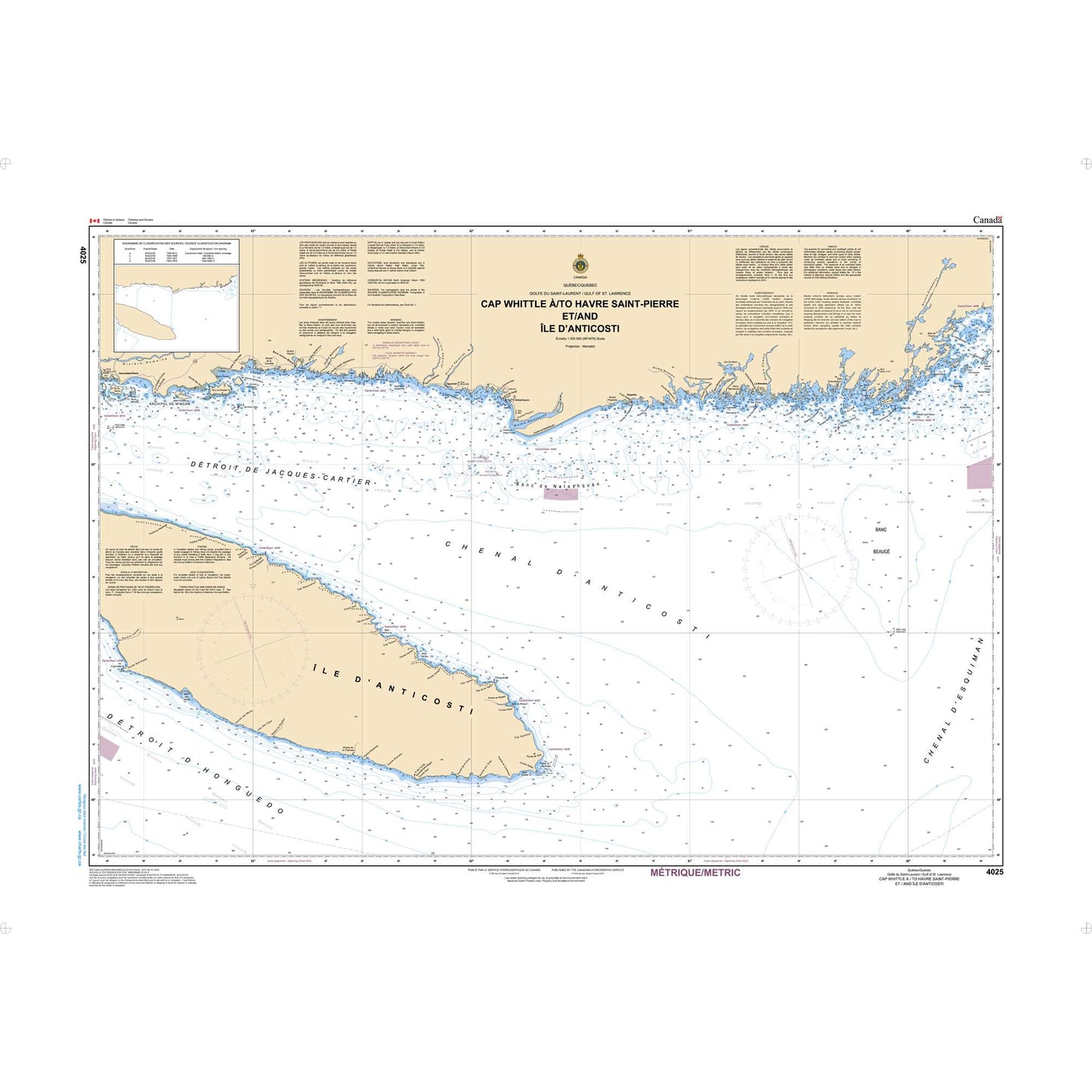 Paradise Clay CAN4025 CHS Cap Whittle /to Havre-Saint-Pierre et/and Île d'Anticosti