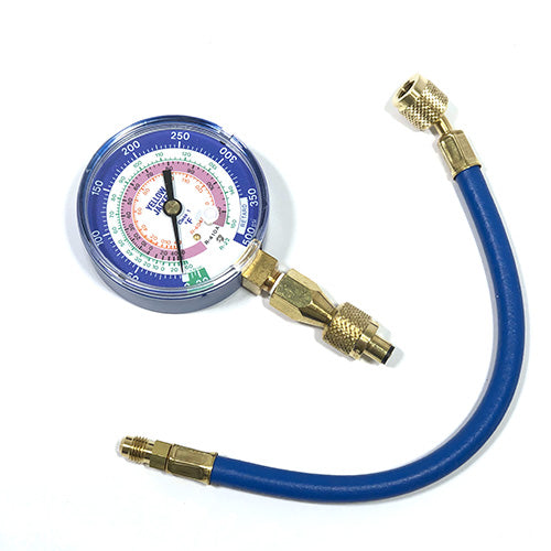 Yellow Jacket 40345 Blue compound Â°F; 0 500 psi; R-22/404A/410A; with quick coupler and hose