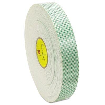 3M™ 021200-06454 Double Ctd Urethane Foamtape 3/4"X36Yds Off Whit