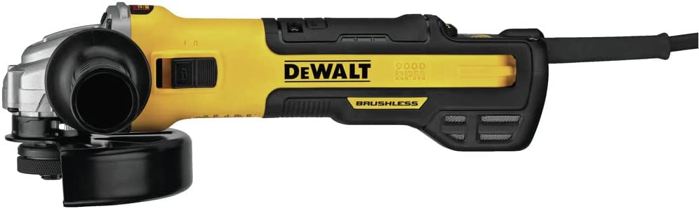 Dewalt DWE43240VS 5 In. / 6 In. Brushless Small Angle Grinder With Variable Speed Slide Switch And Kickback Brake