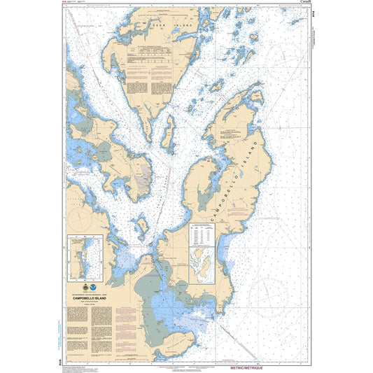 Paradise Clay CAN4114 CHS Chart Campobello Island