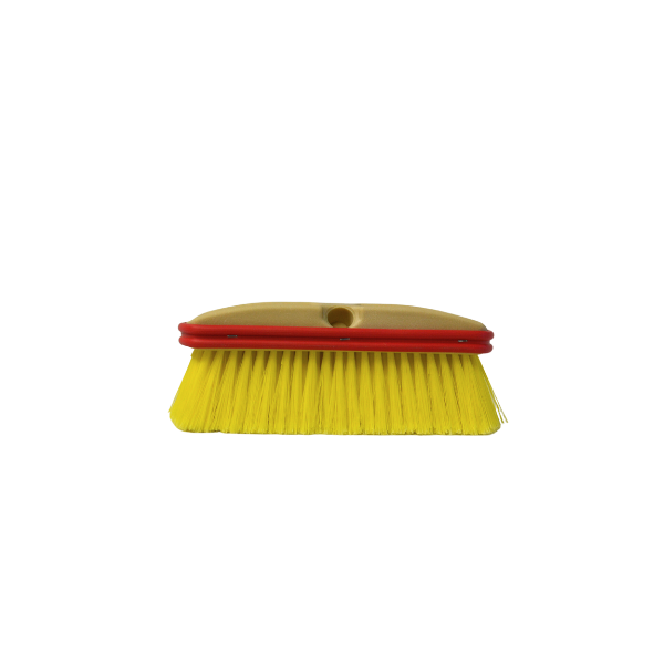 Bruske 100% Yellow Brulon Bristles W/Bumper-10″ Poly Block