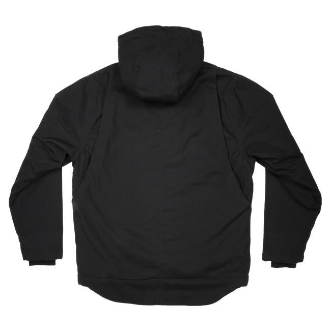 Ergodyne 41234 N-Ferno 6468 Heavy-Duty Duck Canvas Work Jacket - Sherpa Lined, Water Resistant L (Black)