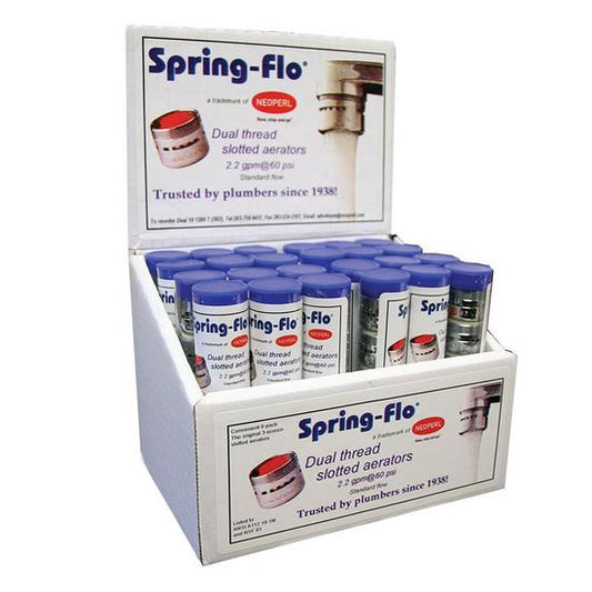 Jones Stephens A01900 38D SPRING-FLO AERATOR DISPLAY (24TUBES/144 PCS)