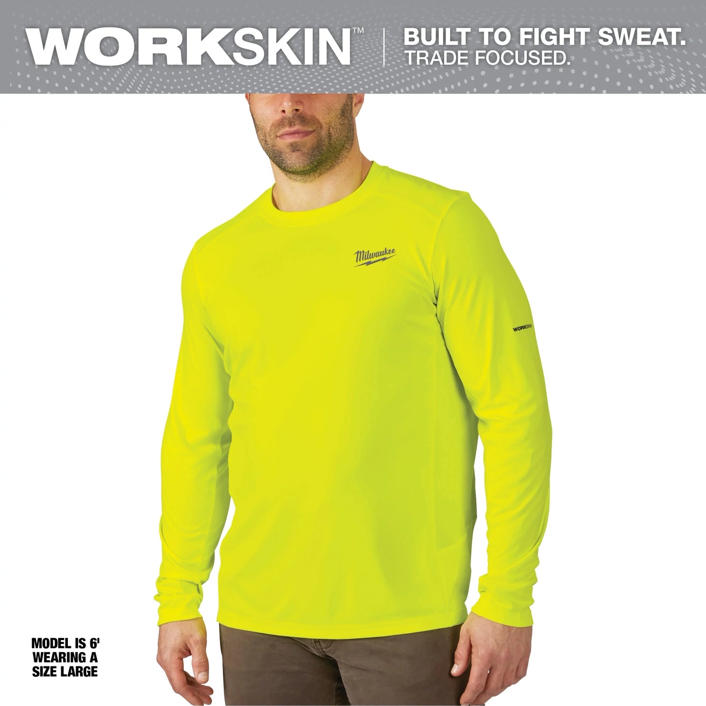 Milwaukee Tool 415HV-XL WORKSKIN Lightweight Performance Shirt - Long Sleeve (XL), 1 EA