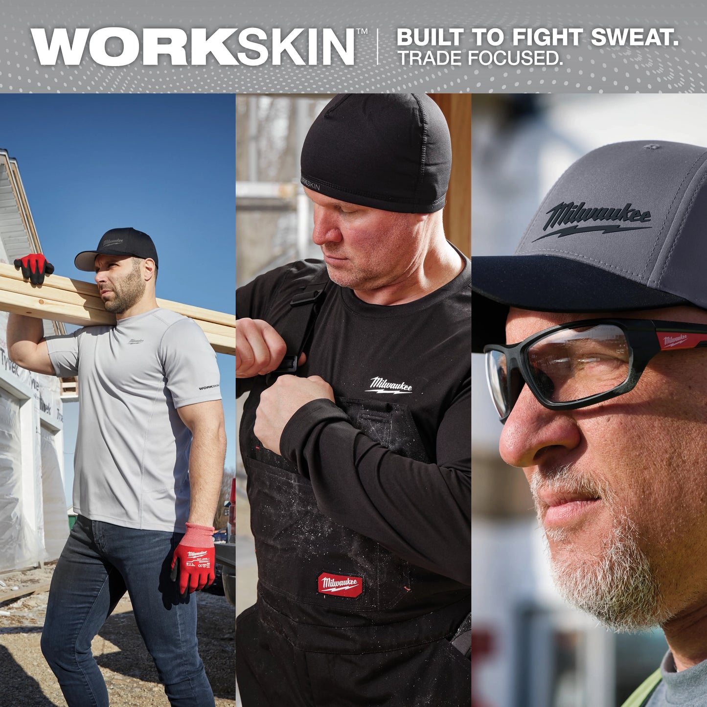 Milwaukee Tool 415R-M WORKSKIN Lightweight Performance Shirt - Long Sleeve (Medium), 1 EA
