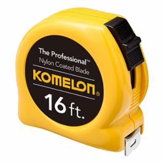 KOMELON USA 4916 16'X3/4" Yellow Case Steel Power Tape Measure