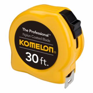 KOMELON USA 4930 30'X1" Yellow Case Steelpower Tape Nylon Coated