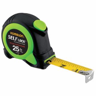 KOMELON USA SL2825 Hi Vis Green 1" X 25' Self Locking Tape Measure
