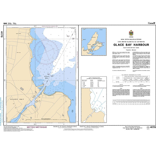 Paradise Clay CAN4170 CHS Chart Glace Bay Harbour