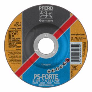 PFERD 61002 4-1/2 X 1/4 X 7/8 T27 Gwa24 L Psf-Inox