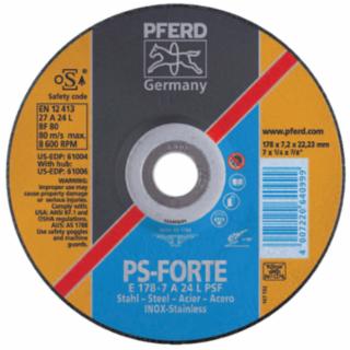 PFERD 61008 5 X 1/4 X 5/8-11 T27 Gwa24 L Psf-Inox